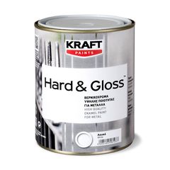 Βερνικόχρωμα Hard Gloss  Γυαλιστερό Μαύρο 750ml  Kraft