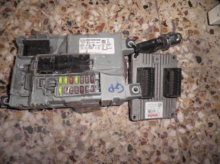 FIAT GRANDE PUNTO ΕΓΚΕΦΑΛΟΣ ΜΗΧΑΝΗΣ 51847330 - BODY COMPUTER 51869094 - ΔΙΑΚΟΠΤΗΣ - ΚΛΕΙΔΙ