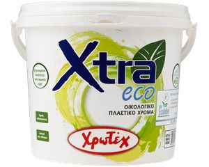 XTRA ECO Πλαστικό Χρώμα Οικολογικό  Εσωτερικής Χρήσης Λευκό  3lt