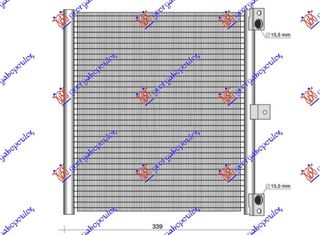 ΨΥΓΕΙΟ A/C 2.7-3.4-3.8 ΒΕΝΖΙΝΗ (339x338x16) - PORSCHE CAYMAN (981C) 13-16