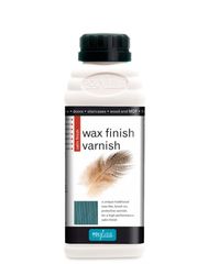 Βερνίκι νερού Wax Finish Varnish POLYVINE με κερί και χρώμα Blue σατινέ 500ml