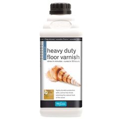 Heavy Duty Floor Varnish  Polyvine Βερνίκι Διάφανο Ματ Νερού Πατωμάτων 1L