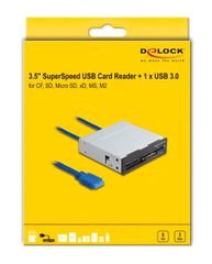 DELOCK USB 19-pin card reader 91759, CF/SD/micro SD/xD/MS/M2/USB, 5Gbps-thumb-2