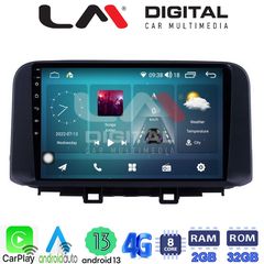 MEGASOUND - LM ZR8961 GPS Οθόνη OEM Multimedia Αυτοκινήτου για HYUNDAI KONA  mod.2017> (CarPlay/AndroidAuto/BT/GPS/WIFI/GPRS)
