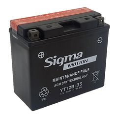 ΜΠΑΤΑΡΙΑ ΚΛΕΙΣΤΟΥ ΤΥΠΟΥ SIGMA YT12B-BS