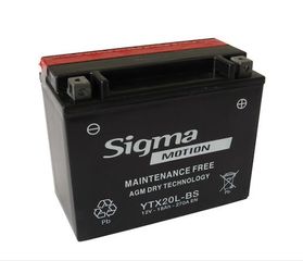 ΜΠΑΤΑΡΙΑ ΚΛΕΙΣΤΟΥ ΤΥΠΟΥ SIGMA YTX20L-BS