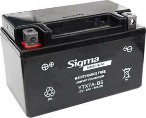 ΜΠΑΤΑΡΙΑ ΚΛΕΙΣΤΟΥ ΤΥΠΟΥ SIGMA YTX7A-BS