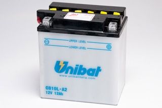 ΜΠΑΤΑΡΙΑ ΑΝΟΙΧΤΟΥ ΤΥΠΟΥ ΜΕ ΥΓΡΑ UNIBAT CB10L-A2-SM (YB10L-A2)