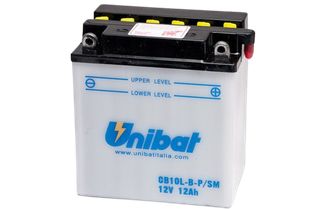 ΜΠΑΤΑΡΙΑ ΑΝΟΙΧΤΟΥ ΤΥΠΟΥ ΜΕ ΥΓΡΑ UNIBAT CB10L-B-P-SM (YB10L-BP)