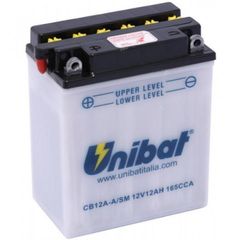 ΜΠΑΤΑΡΙΑ ΑΝΟΙΧΤΟΥ ΤΥΠΟΥ ΜΕ ΥΓΡΑ UNIBAT CB12A-A-SM (YB12A-A)