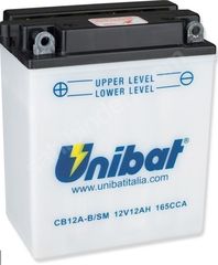 ΜΠΑΤΑΡΙΑ ΑΝΟΙΧΤΟΥ ΤΥΠΟΥ ΜΕ ΥΓΡΑ UNIBAT CB12A-B-SM (YB12A-B)