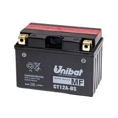 ΜΠΑΤΑΡΙΑ ΚΛΕΙΣΤΟΥ ΤΥΠΟΥ UNIBAT CT12A-BS (YT12A-BS)