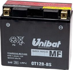 ΜΠΑΤΑΡΙΑ ΚΛΕΙΣΤΟΥ ΤΥΠΟΥ UNIBAT CT12B-BS (YT12B-BS)