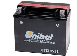 ΜΠΑΤΑΡΙΑ ΚΛΕΙΣΤΟΥ ΤΥΠΟΥ UNIBAT CBTX12-BS (YTX12-BS)