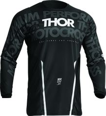 Μπλούζα Off Road-MX-Motocross Thor Pulse Mono Black MEDIUM
