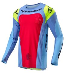 Μπλούζα Off Road-MX-Motocross Alpinestars Techstar Ocuri Blue-Yellow-Red SMALL