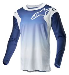 Μπλούζα Off Road-MX-Motocross Alpinestars Racer Hoen White-Navy LARGE