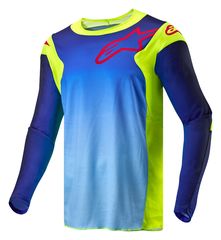 Μπλούζα Off Road-MX-Motocross Alpinestars Racer Hoen Yellow-Blue SMALL
