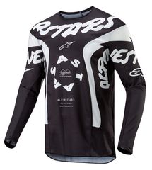 Μπλούζα Off Road-MX-Motocross Alpinestars Racer Hana Black-White LARGE