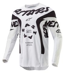 Μπλούζα Off Road-MX-Motocross Alpinestars Racer Hana White-Black XLARGE