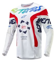Μπλούζα Off Road-MX-Motocross Alpinestars Racer Hana White-Multi SMALL