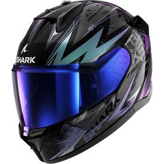 Κράνος Full Face Shark Skwal 3 Blast-R Black,Blue,Purple - HE0920KGX