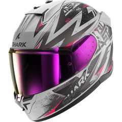 Κράνος Full Face Shark Skwal 3 Blast-R Grey,Black,Red - HE0921SVK