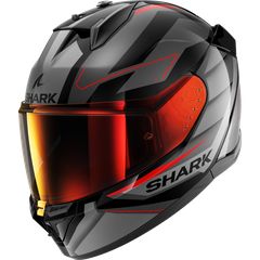 Κράνος Full Face Shark Skwal 3 Sizler Black,Grey,Red- HE0922KAR
