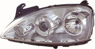 Carro Φανάρι Εμπρός ΗΛΕΚΤΡΙΚΟΣ 2004- (ΤΡΙΛΑΜΠΟ) (Ε) (TYC) κατάλληλο για OPEL CORSA C 2000-2006 (X01) / 13100535 - Αριστερό - 1 Τεμ
