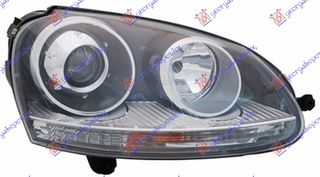 Φανάρι Εμπρός Xenon (Μαύρο) GTi (Ε) (TYC) / VW GOLF V 04-08 / 1K6941040 - Δεξί - 1 Τεμ