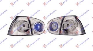 Φανάρι ΠίσωΣετ LED Χρώμιο / VW GOLF V 04-08 - 1 Τεμ