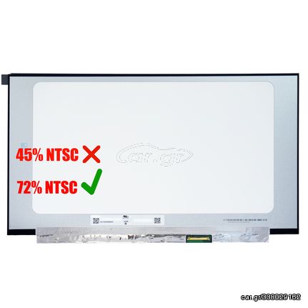 Οθόνη Laptop - Screen monitor για Dell G Series G5 5590 G7 7590 Alienware m15 N156HMA-GA1 FRJY2 0FRJY2 15.6'' 1920x1080 FHD IPS 144Hz 72% NTSC eDP1.3 40pins Slim Non Touch Without Brackets Matte ( Κωδ