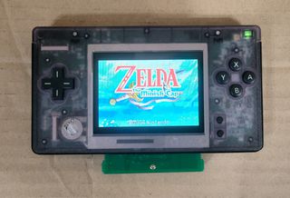 Nintendo DS lite Macro Clean Purple - Black-thumb-1
