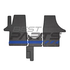 Λαστιχένια Πατάκια Σετ 3τμχ-VW MULTIVAN T5, MULTIVAN T6, TRANSPORTER T5, TRANSPORTER T6, TRANSPORTER T6 / CARAVELLE T6, Bus / Van
