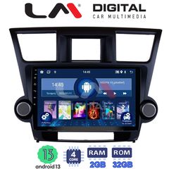LM Digital - LM ZL4089 GPS Οθόνη OEM Multimedia Αυτοκινήτου για Toyota Highlander 2008 > 2015 (BT/GPS/WIFI) | Pancarshop