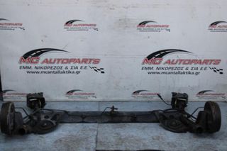 Άξονας  Πίσω  NISSAN NOTE (2006-2009)     με άκρα ταμπούρα με ABS 4μπ