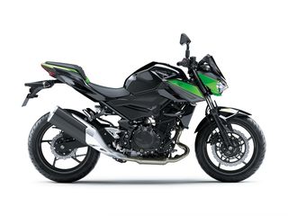 Kawasaki Z 400 '24 Candy Lime Green / Metallic Spark Black