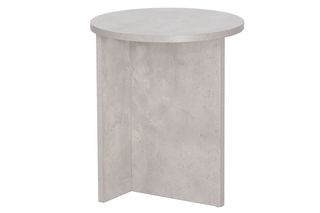 Βοηθητικό τραπέζι ''CAMILA'' σε χρώμα cement Φ40x48