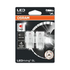 Λάμπες Osram W21W 12V 1.4W LEDriving SL Red 7505DRP-02B