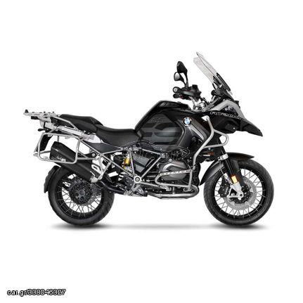 LeoVince τελικό εξάτμισης LV-12 Slip-On Muffler για BMW 1200GS LC/ADV 2013-/ R1250GS/ADV ανοξείδωτο ατσάλι μαύρο