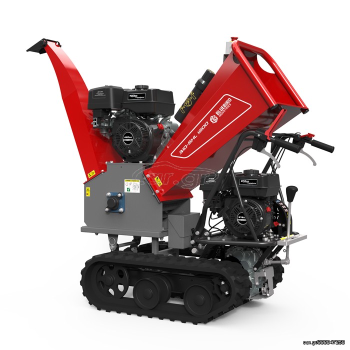 BLUE BIRD 310-SHL 1200 -Ερπυστριοφόρος βενζινοκίνητος θρυματιστής κλαδιών 15hp, Ø12cm (120884530)