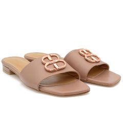 Inès Mules 15mm 1.5cm Γνήσιο Δέρμα