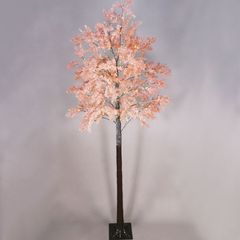 Διακοσμητικό SNOW FLOWER TREE με160 LED θερμό χρώμα φωτός IP44 ύψος 240cm & βάση 26x26cm