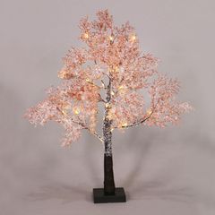 Διακοσμητικό SNOW FLOWER TREE με 29 LED θερμό χρώμα φωτός IP20 3xAA ύψος 60cm