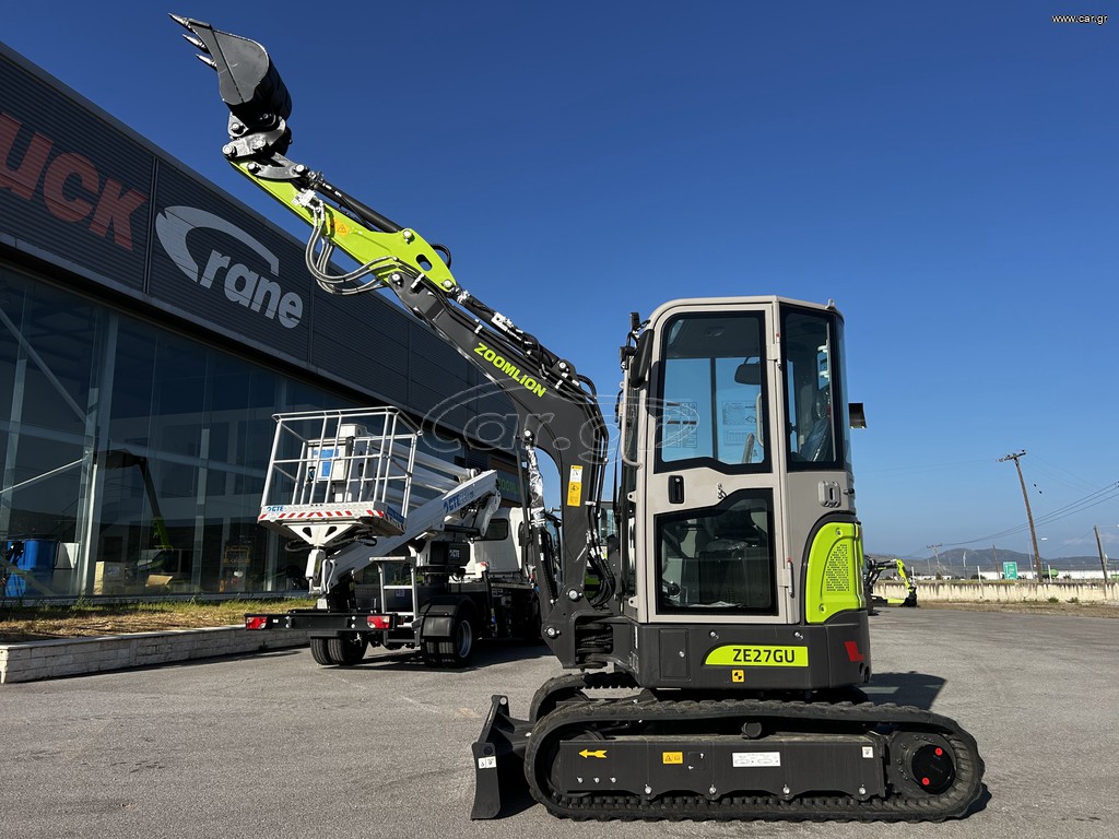 Εκσκαφέας Με Ερπύστριες O & K 2026 ZE27GU 2.700kg Kubota κινητήρα A/C***TruckCrane***