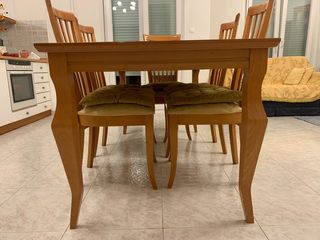 Σετ τραπεζαρία ξύλινη-thumb-4