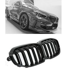 Καρδιές Μάσκας Για Bmw 1 F40 / F41 19+ M4 Look Με Διπλή Γρίλια Μαύρο Γυαλιστερό 