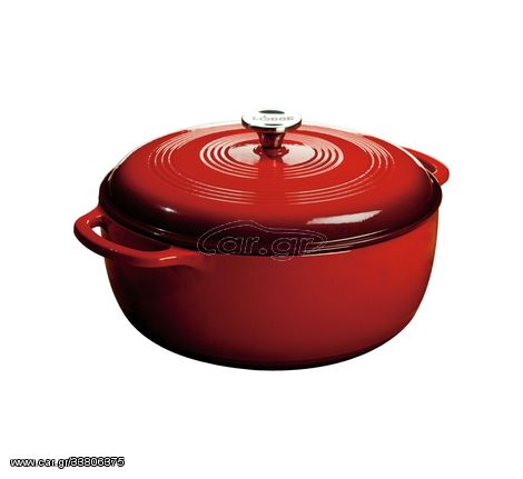 Μαντεμένια Επισμαλτωμένη Γάστρα Dutch Oven 7.38lt - Lodge