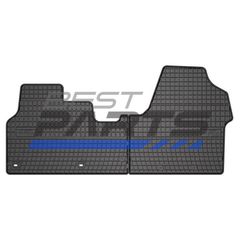 Λαστιχένια Πατάκια Σετ 2τμχ-CITROEN JUMPY II, JUMPY III/ OPEL VIVARO C/ PEUGEOT EXPERT, EXPERT TEPEE/ TOYOTA PROACE, PROACE VERSO, Van