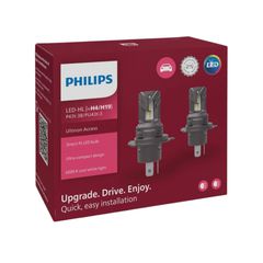 Λάμπες Philips H4/H19 Ultinon Access Led 12V 20W 6000K 2τμχ
